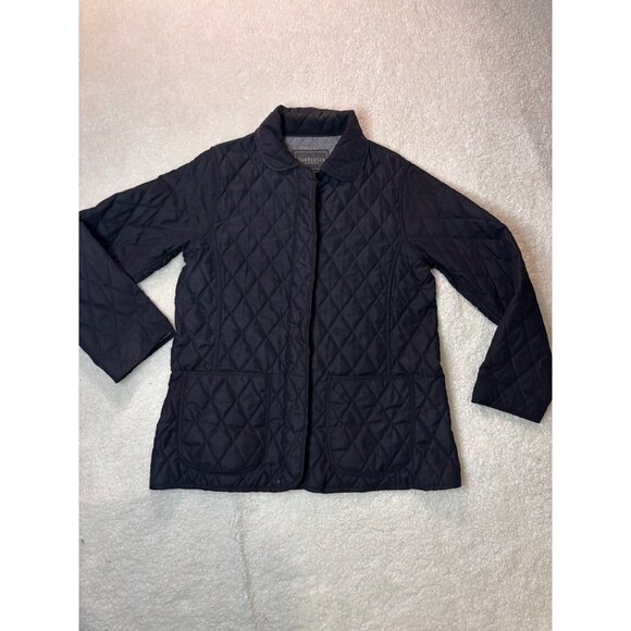 Van Heusen Womens Quilted Jacket Size M Black - Picture 2 of 14